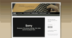 Desktop Screenshot of fusionflamenco.com